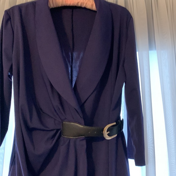 Knee length dress, Navy Blue, Size L…. - Picture 1 of 10